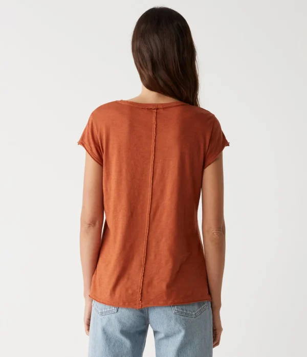 Michael Stars Trudy Supima Tee- T-Shirts | Supima Cotton T-Shirts