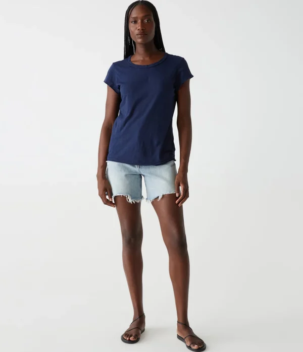 Michael Stars Trudy Supima Tee- T-Shirts | Supima Cotton T-Shirts
