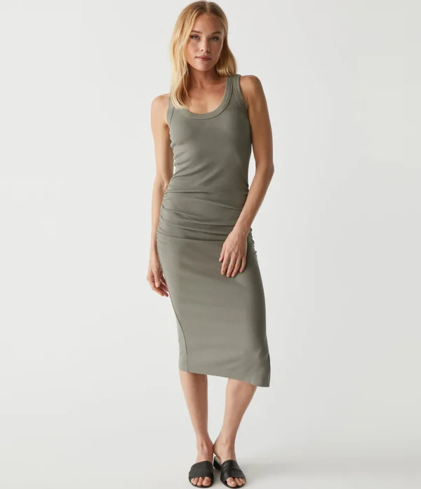 Michael Stars Ulla Ribbed Dress- Dresses | Midi Dresses