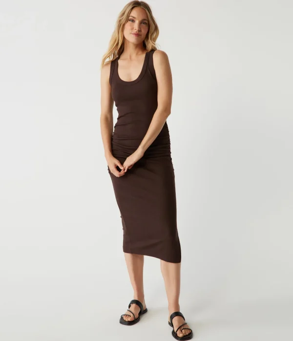 Michael Stars Ulla Ribbed Dress- Dresses | Midi Dresses