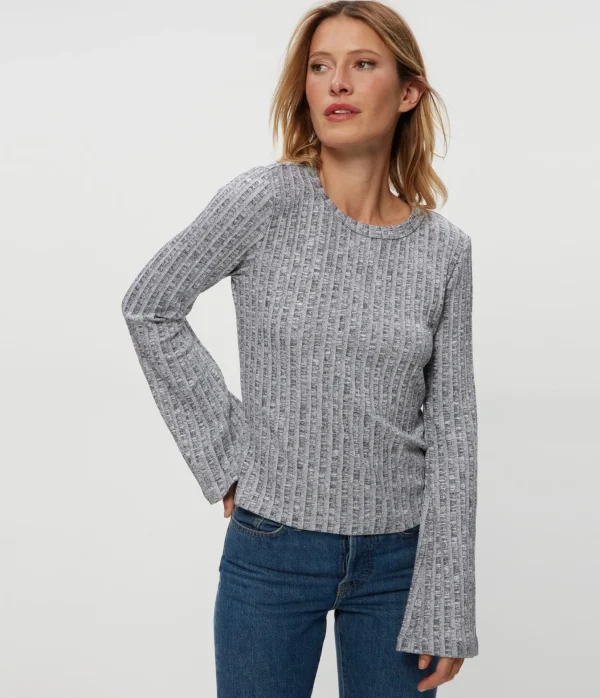 Michael Stars Valerie Bell Sleeve Top- Tops, Blouses & Shirts