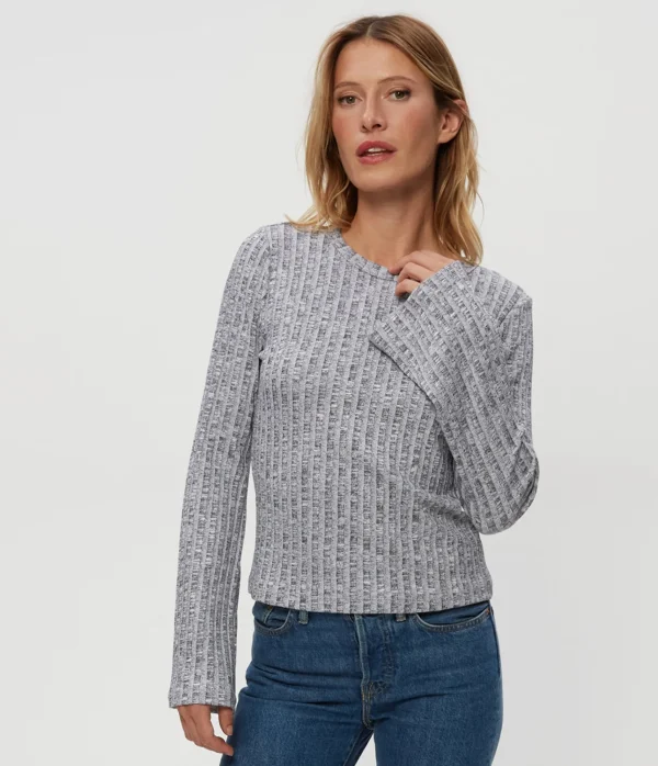 Michael Stars Valerie Bell Sleeve Top- Tops, Blouses & Shirts