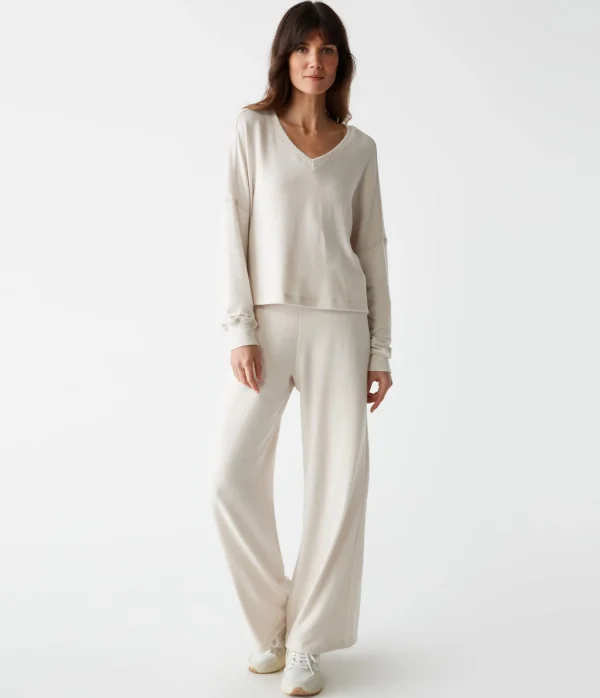 Michael Stars Vic V-Neck Pullover- Loungewear