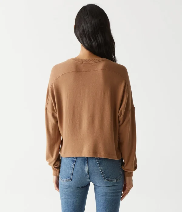 Michael Stars Vic V-Neck Pullover- Loungewear