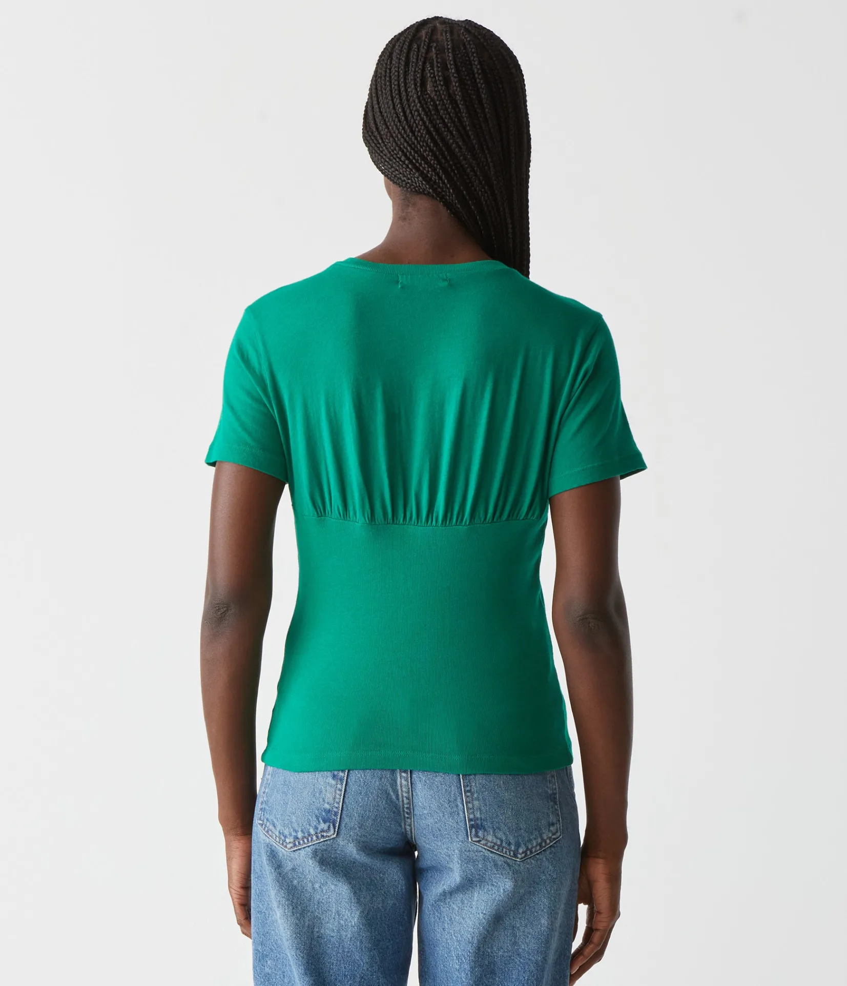 victoria_mixed_fabric_tee_15.webp Michael Stars Victoria Mixed Fabric Tee- T-Shirts | 1x1 Cotton T-Shirts