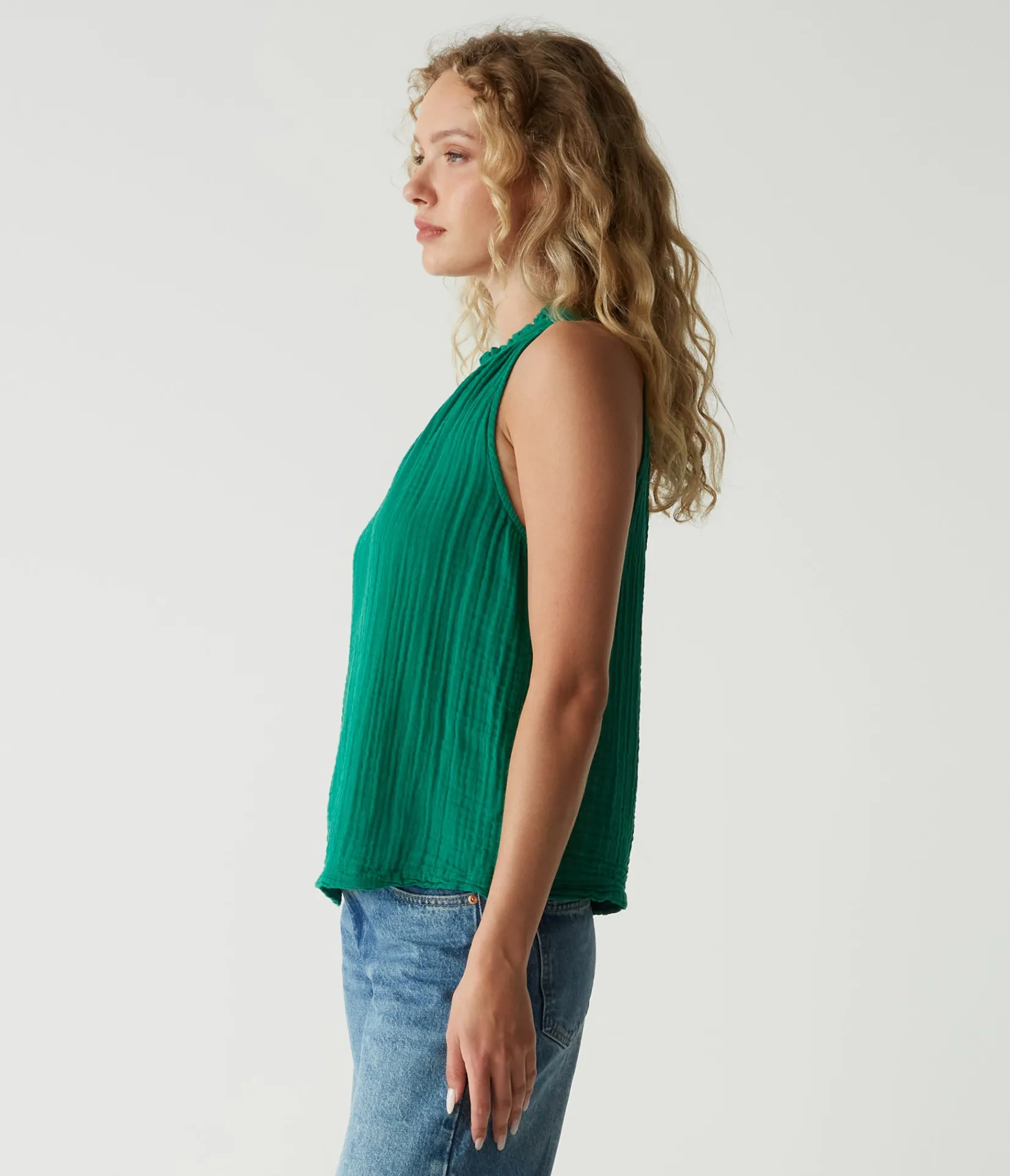 viola_gauze_tank_10.webp Michael Stars Viola Gauze Tank- Tops, Blouses & Shirts