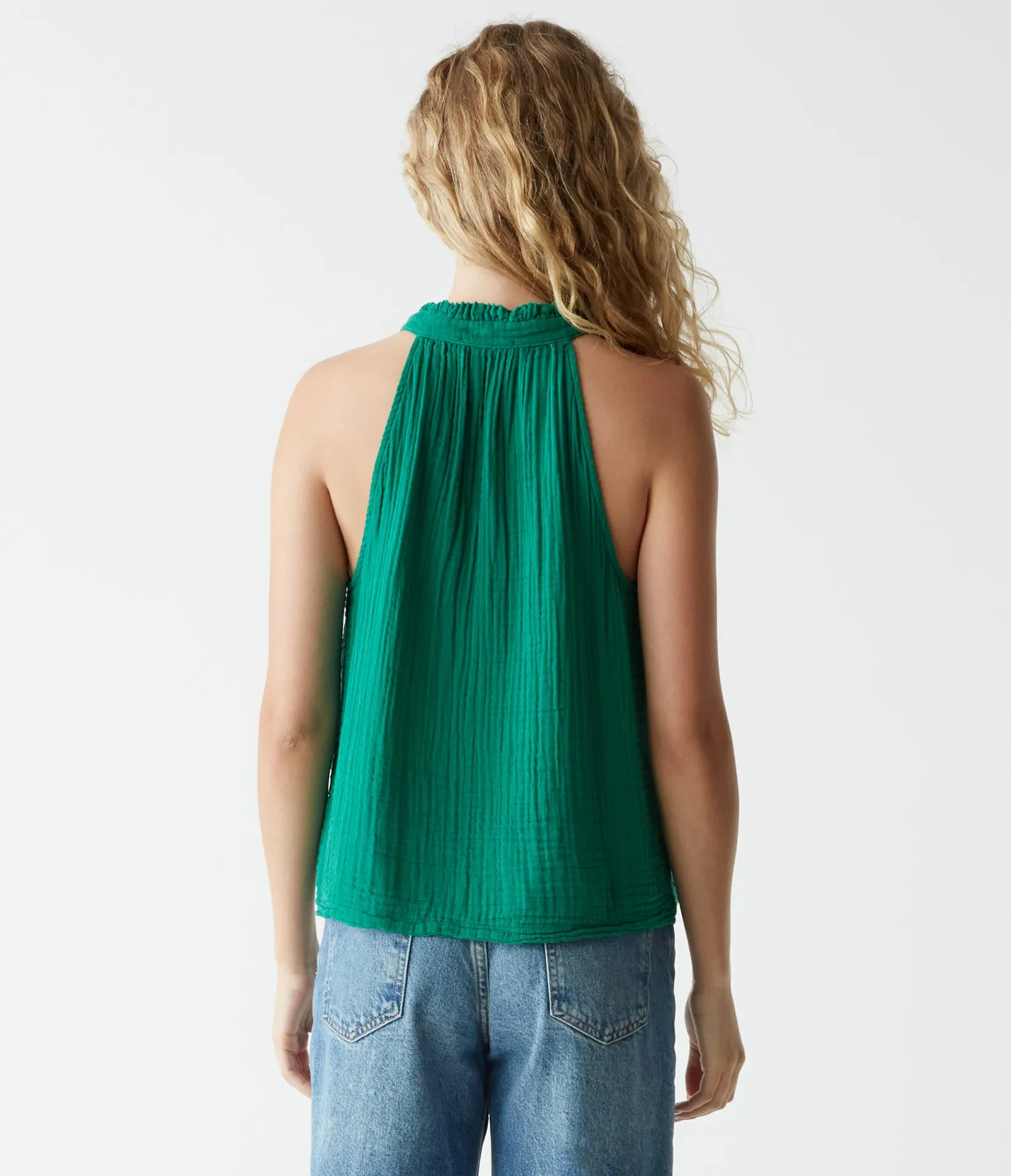 viola_gauze_tank_11.webp Michael Stars Viola Gauze Tank- Tops, Blouses & Shirts