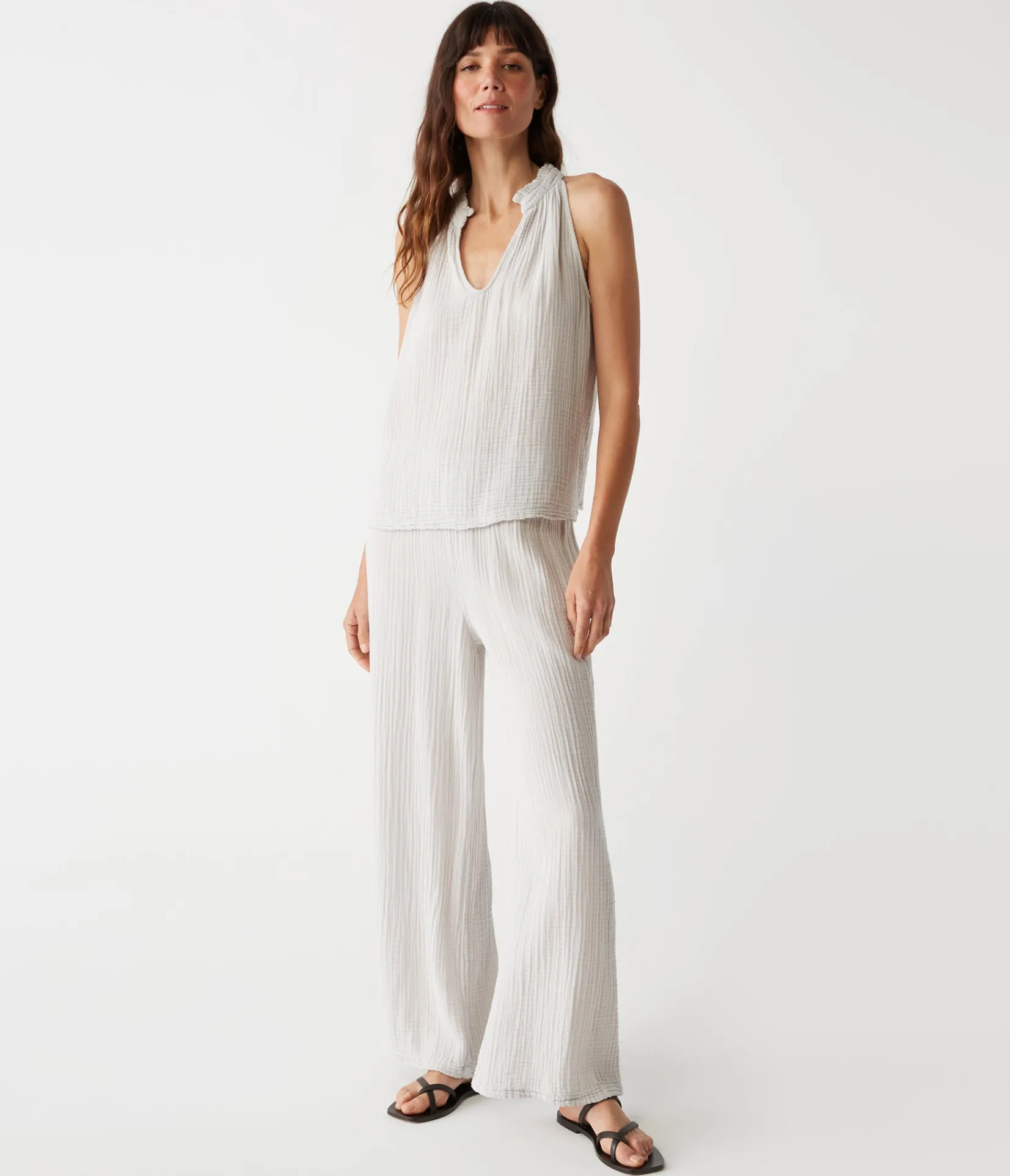 viola_gauze_tank_25.webp Michael Stars Viola Gauze Tank- Tops, Blouses & Shirts