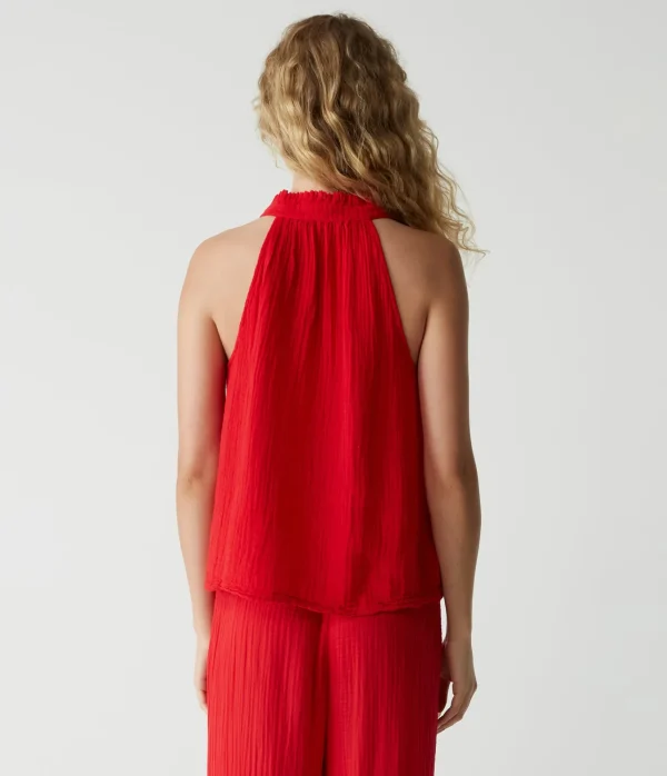 Michael Stars Viola Gauze Tank- Tops, Blouses & Shirts