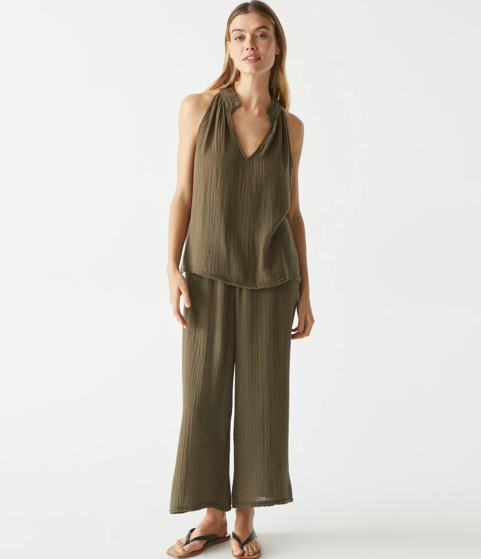 viola_gauze_tank_41.webp Michael Stars Viola Gauze Tank- Tops, Blouses & Shirts