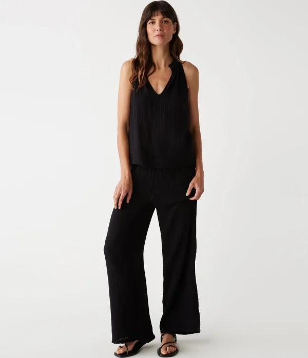 Michael Stars Viola Gauze Tank- Tops, Blouses & Shirts