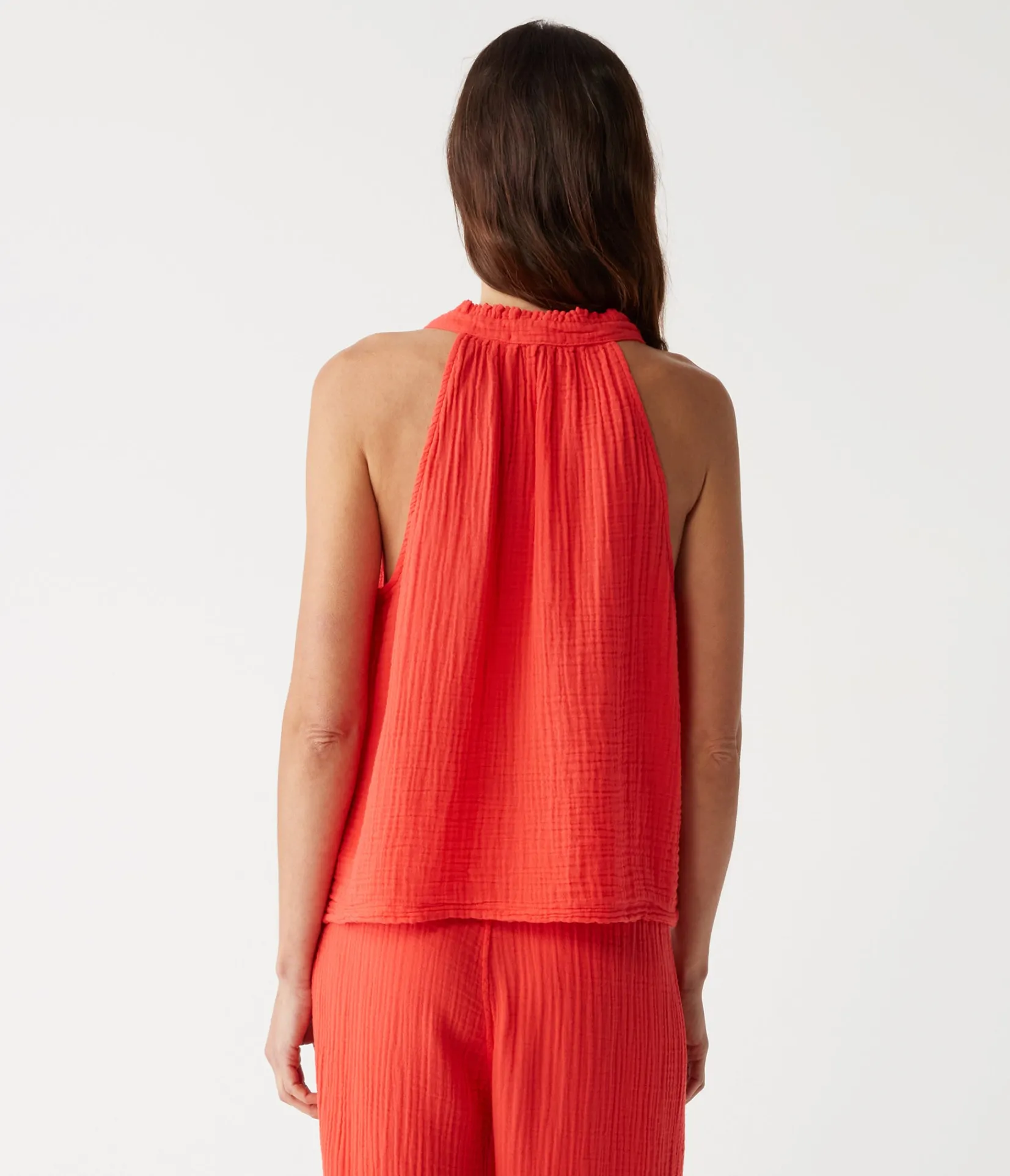viola_gauze_tank_55.webp Michael Stars Viola Gauze Tank- Tops, Blouses & Shirts