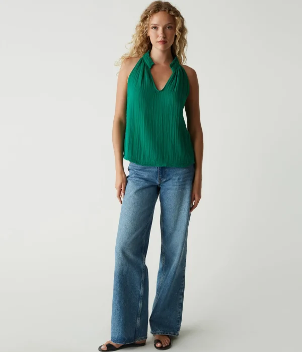Michael Stars Viola Gauze Tank- Tops, Blouses & Shirts