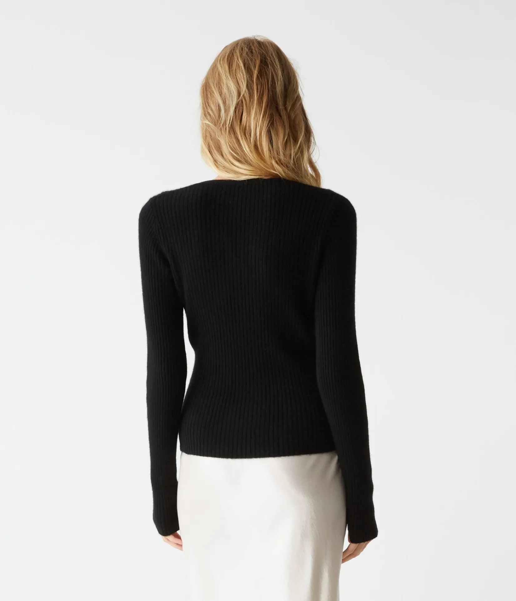 vivian_surplice_cashmere_sweater_11.webp Michael Stars Vivian Surplice Cashmere Sweater- Sweaters & Cardigans