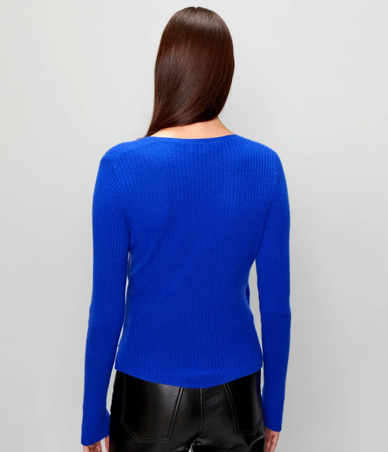 vivian_surplice_cashmere_sweater_7.webp Michael Stars Vivian Surplice Cashmere Sweater- Sweaters & Cardigans