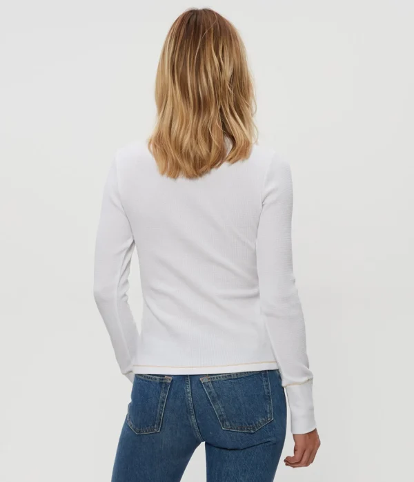 Michael Stars Willa Thermal Tee- T-Shirts | Loungewear