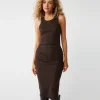 Michael Stars Wren Ribbed Midi Dress- Dresses | Midi Dresses