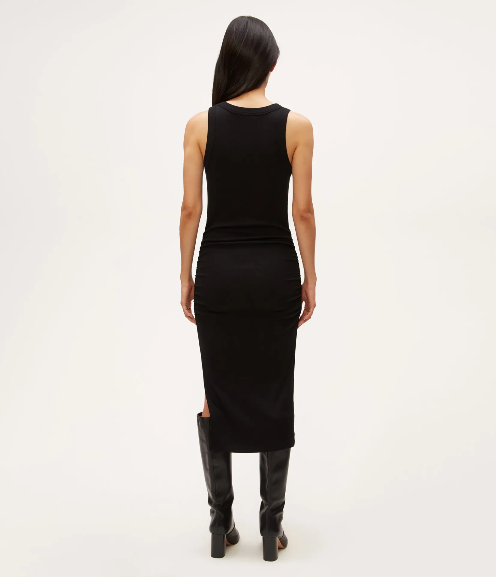 wren_ribbed_midi_dress_10.webp Michael Stars Wren Ribbed Midi Dress- Dresses | Midi Dresses