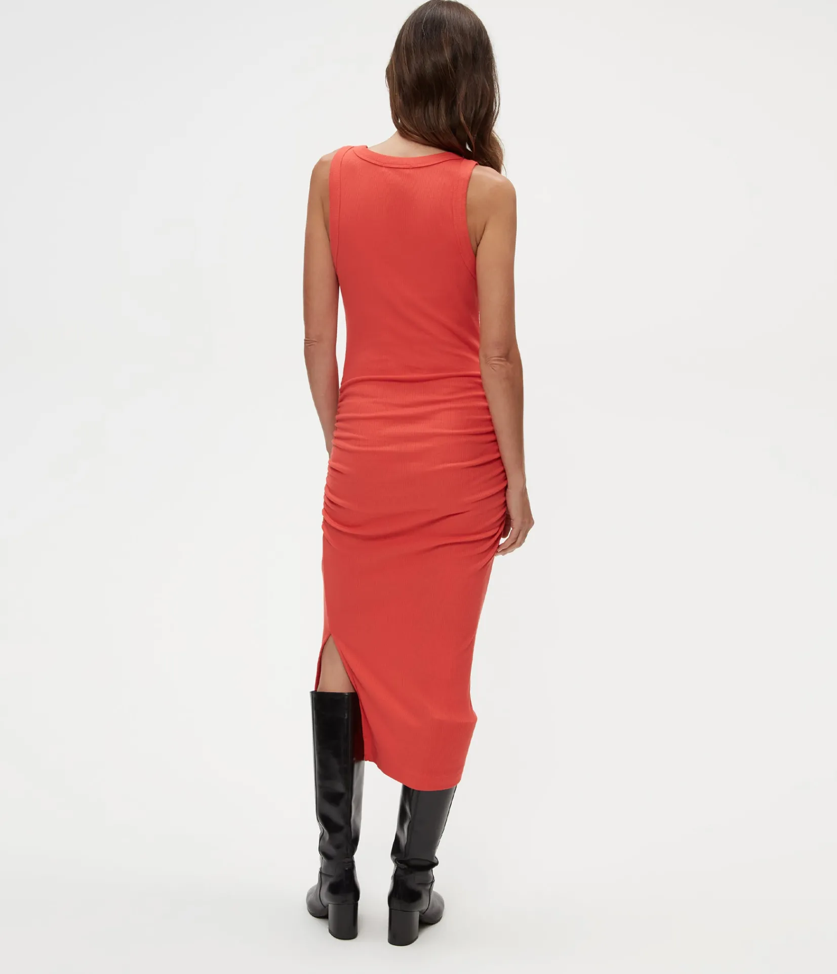 wren_ribbed_midi_dress_14.webp Michael Stars Wren Ribbed Midi Dress- Dresses | Midi Dresses
