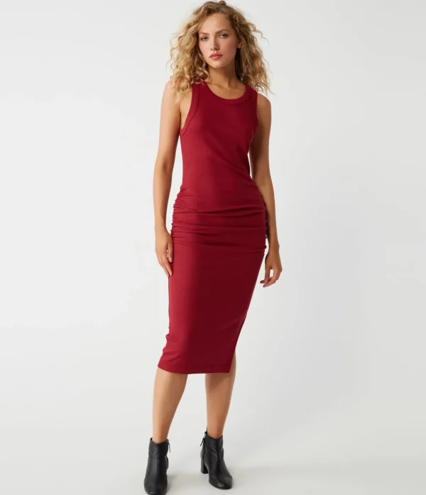 Michael Stars Wren Ribbed Midi Dress- Dresses | Midi Dresses