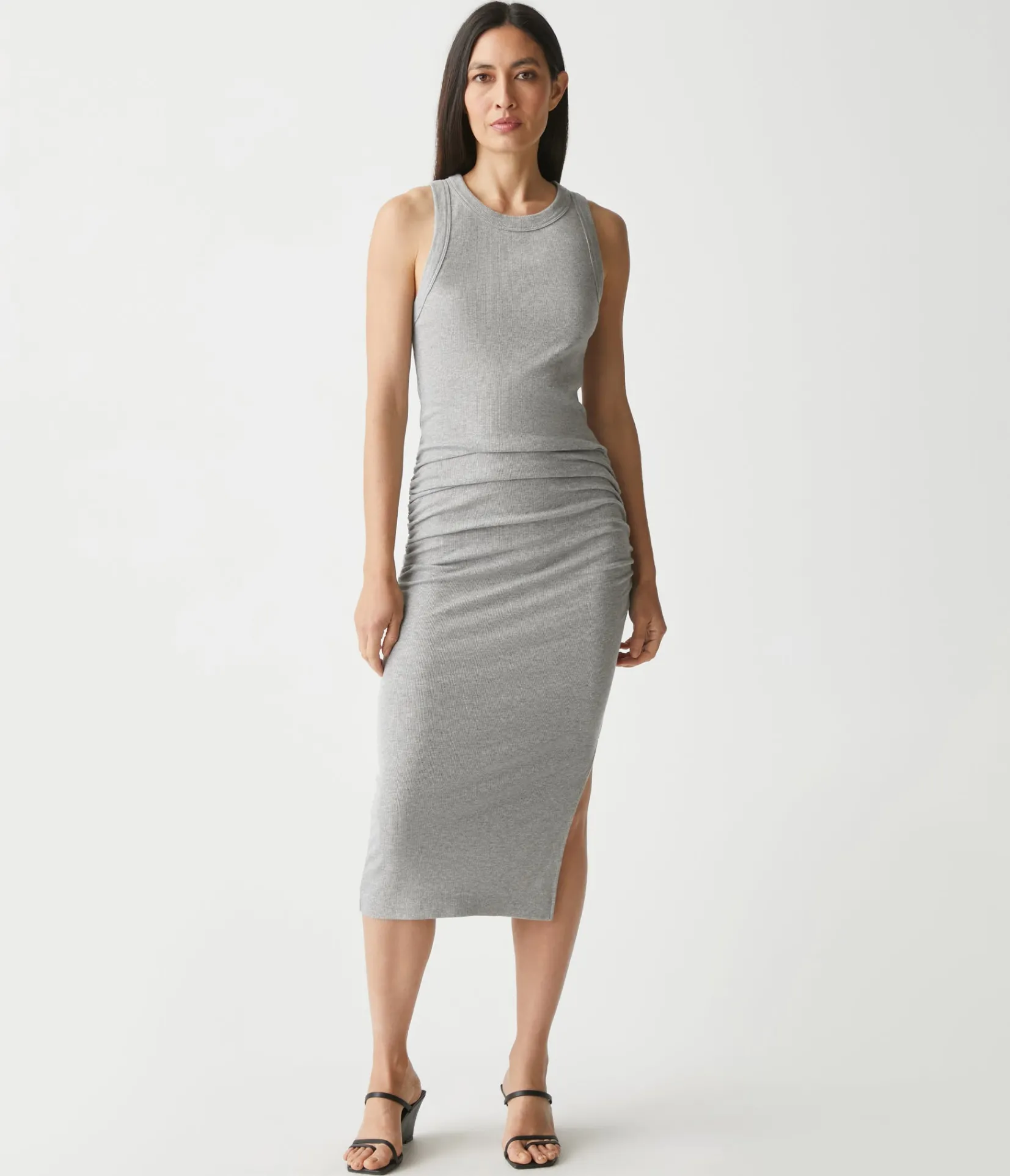 wren_ribbed_midi_dress_23.webp Michael Stars Wren Ribbed Midi Dress- Dresses | Midi Dresses