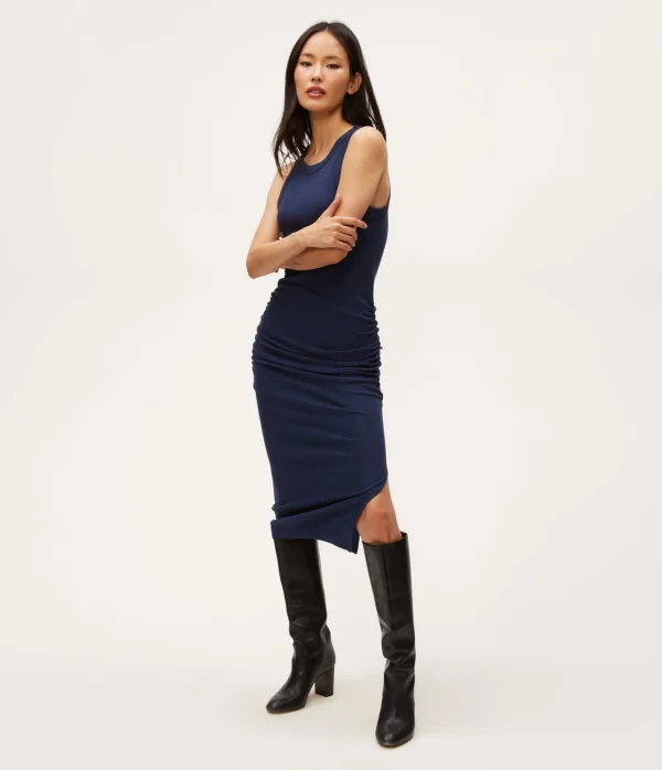 Michael Stars Wren Ribbed Midi Dress- Dresses | Midi Dresses