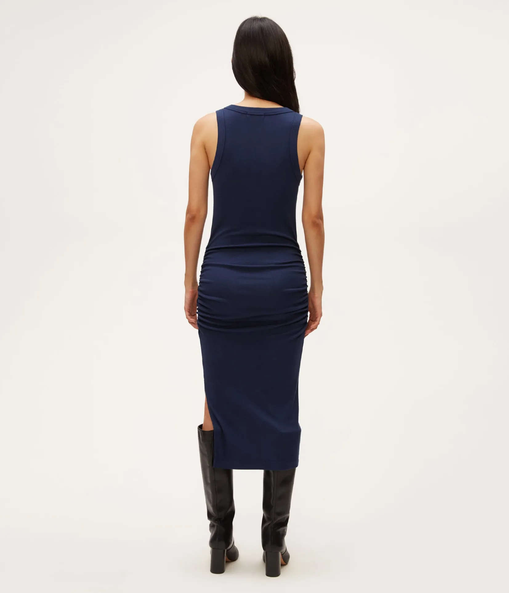 wren_ribbed_midi_dress_6.webp Michael Stars Wren Ribbed Midi Dress- Dresses | Midi Dresses