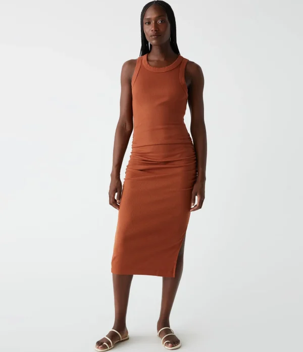 Michael Stars Wren Ribbed Midi Dress- Dresses | Midi Dresses