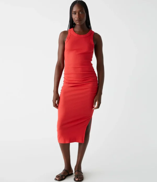 Michael Stars Wren Ribbed Midi Dress- Dresses | Midi Dresses