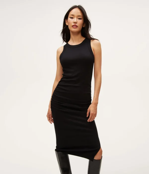Michael Stars Wren Ribbed Midi Dress- Dresses | Midi Dresses