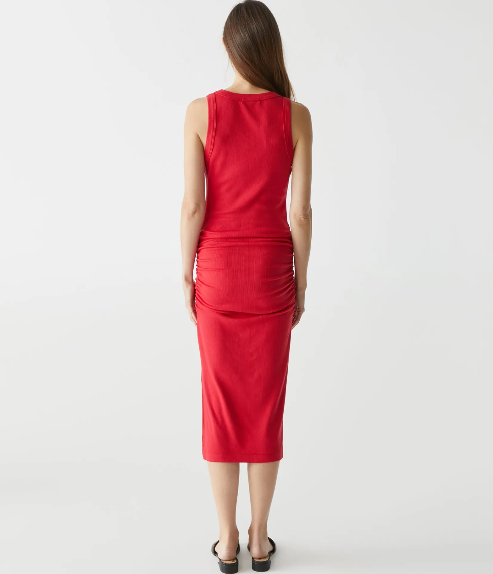wren_ribbed_midi_dress_70.webp Michael Stars Wren Ribbed Midi Dress- Dresses | Midi Dresses