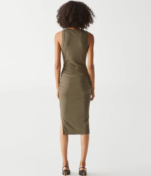 Michael Stars Wren Ribbed Midi Dress- Dresses | Midi Dresses