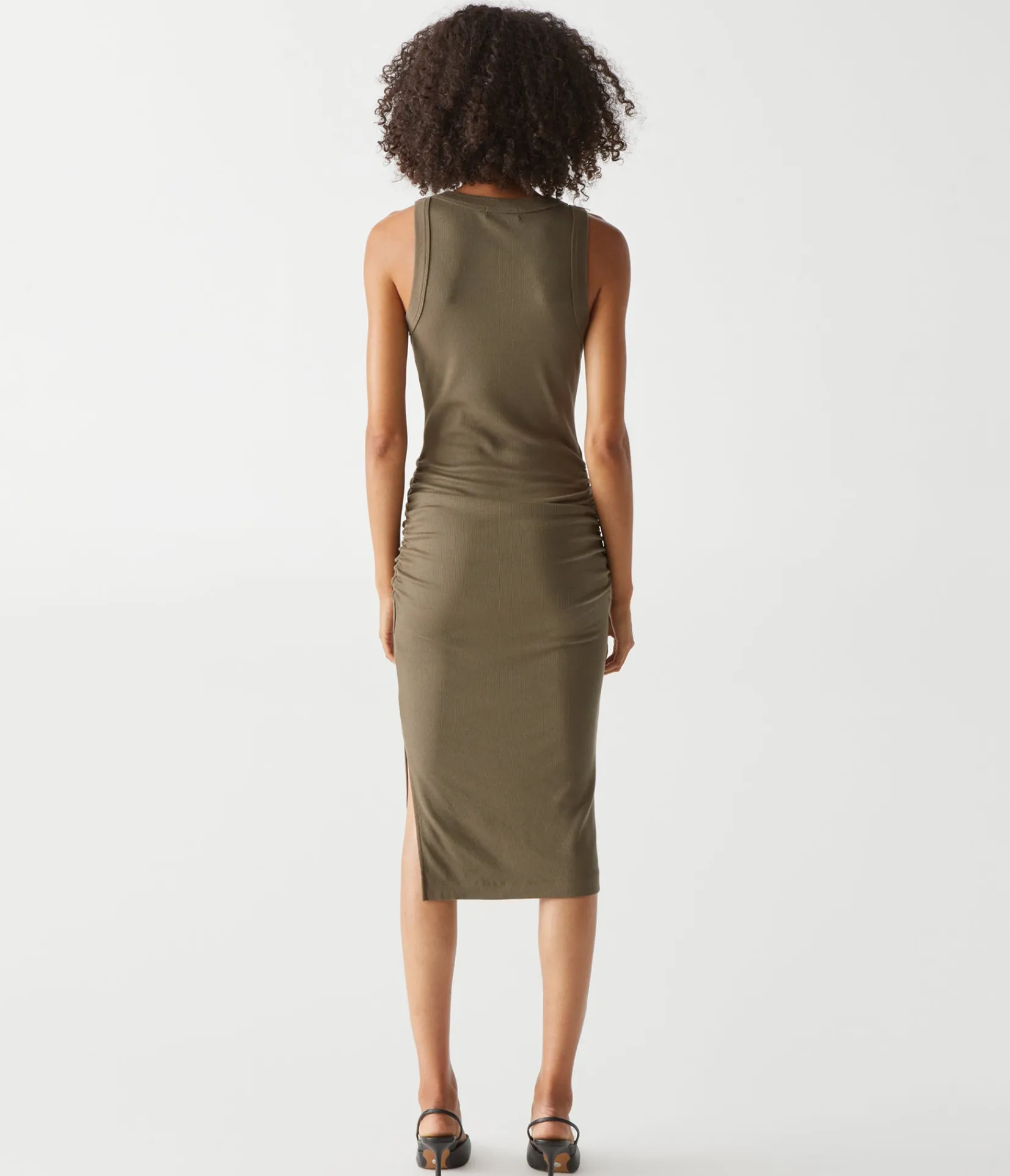 wren_ribbed_midi_dress_82.webp Michael Stars Wren Ribbed Midi Dress- Dresses | Midi Dresses