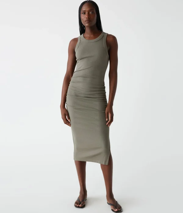 Michael Stars Wren Ribbed Midi Dress- Dresses | Midi Dresses