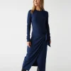 Michael Stars Yessenia Faux Wrap Midi Dress- Dresses | Midi Dresses