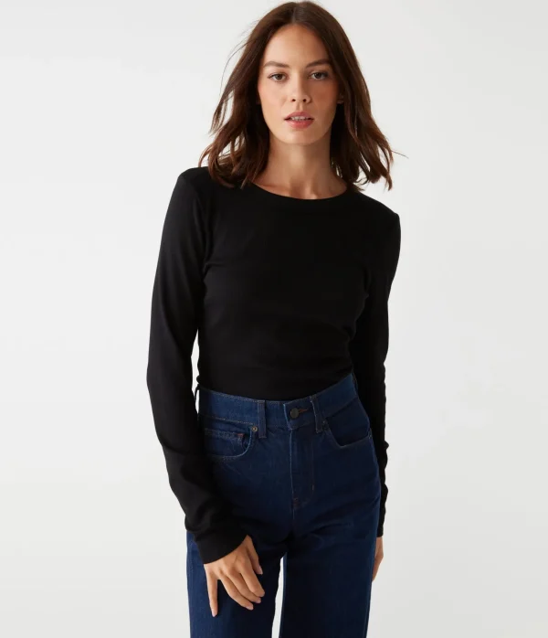 Michael Stars Zola Ribbed Tee- T-Shirts | Ultra Rib T-Shirts