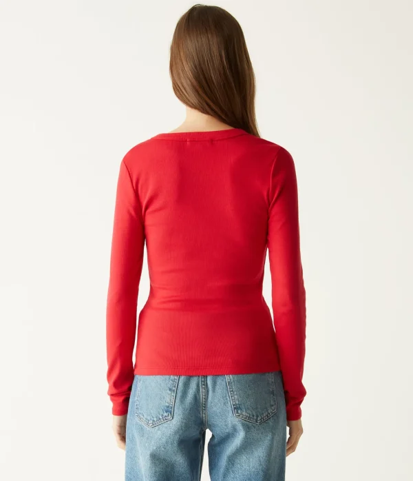 Michael Stars Zola Ribbed Tee- T-Shirts | Ultra Rib T-Shirts