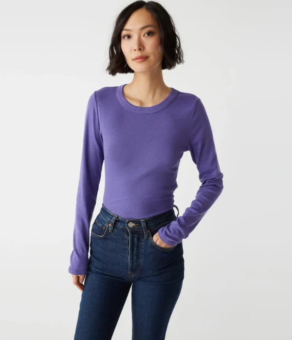 Michael Stars Zola Ribbed Tee- T-Shirts | Ultra Rib T-Shirts