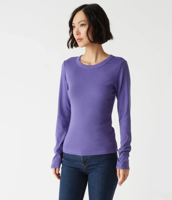 Michael Stars Zola Ribbed Tee- T-Shirts | Ultra Rib T-Shirts