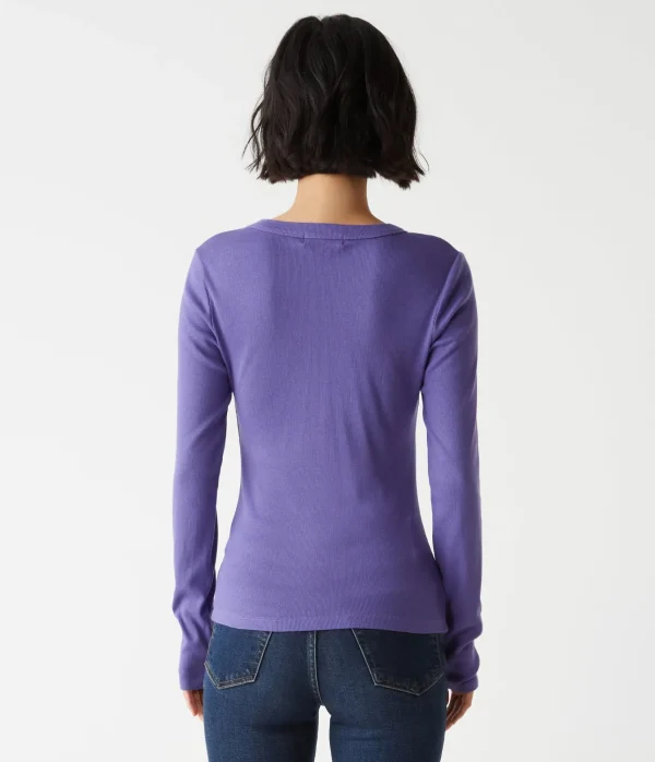 Michael Stars Zola Ribbed Tee- T-Shirts | Ultra Rib T-Shirts