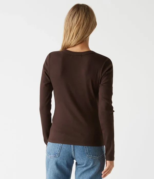 Michael Stars Zola Ribbed Tee- T-Shirts | Ultra Rib T-Shirts