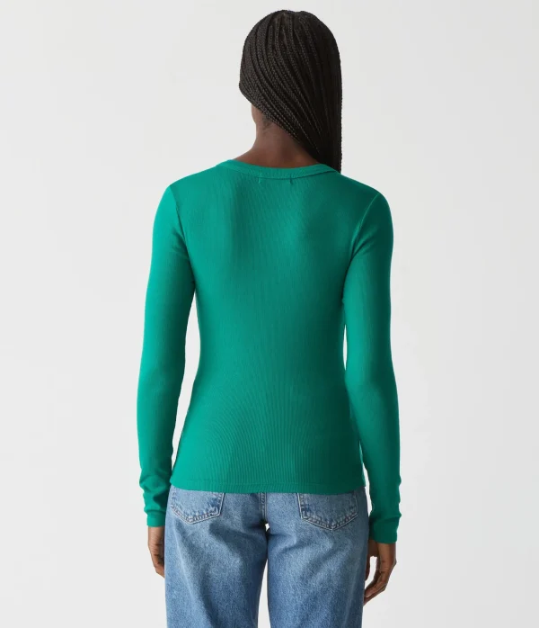 Michael Stars Zola Ribbed Tee- T-Shirts | Ultra Rib T-Shirts