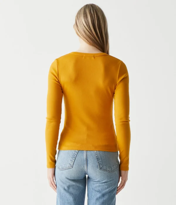Michael Stars Zola Ribbed Tee- T-Shirts | Ultra Rib T-Shirts