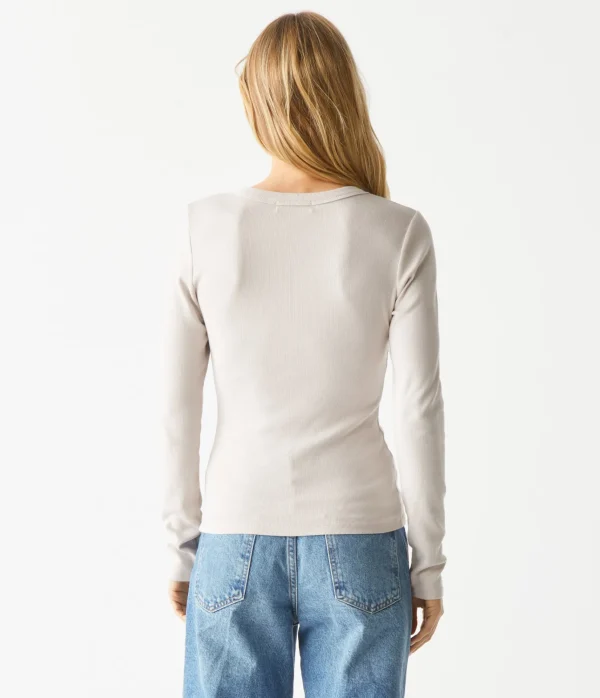 Michael Stars Zola Ribbed Tee- T-Shirts | Ultra Rib T-Shirts