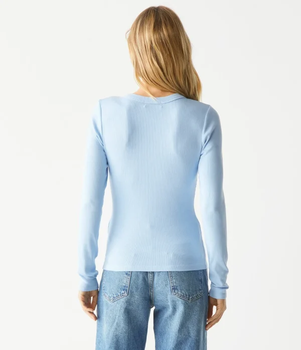 Michael Stars Zola Ribbed Tee- T-Shirts | Ultra Rib T-Shirts