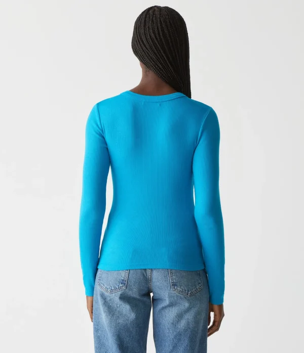 Michael Stars Zola Ribbed Tee- T-Shirts | Ultra Rib T-Shirts