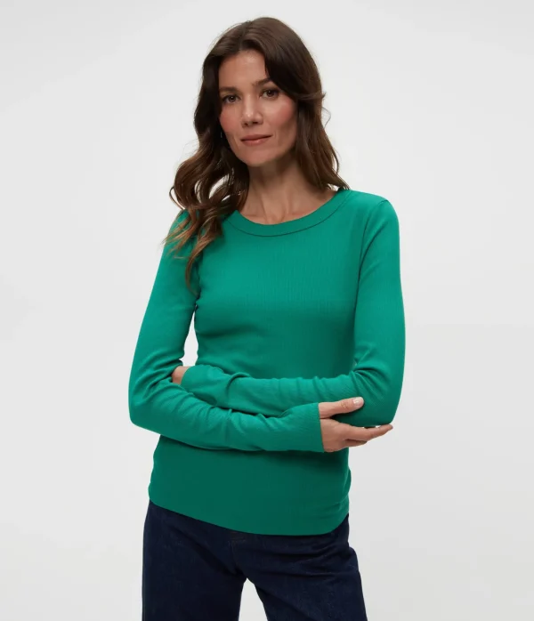 Michael Stars Zola Ribbed Tee- T-Shirts | Ultra Rib T-Shirts
